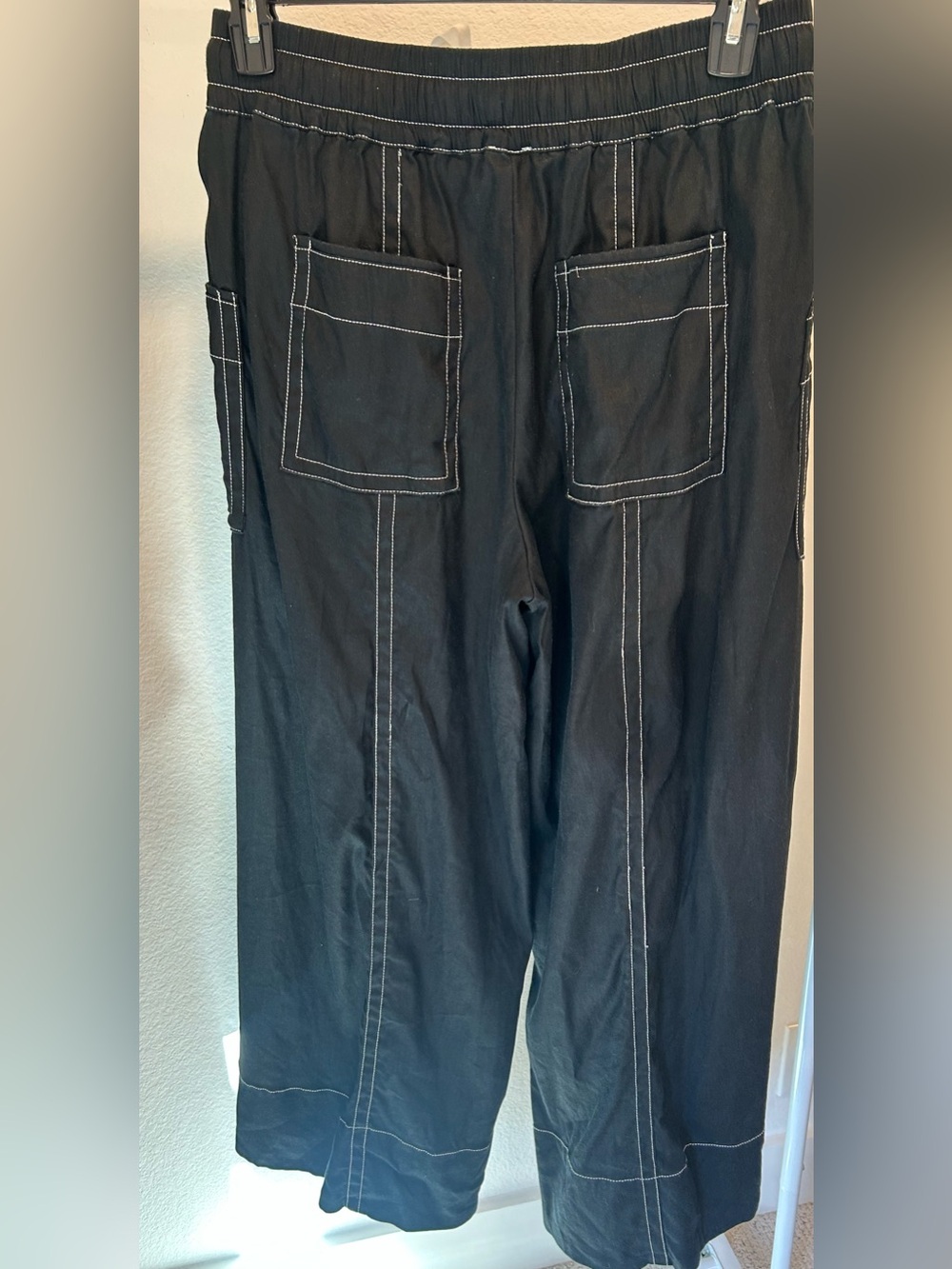 Anthropologie Maeve Linen Blend WideLeg Pants - Picture 5 of 9